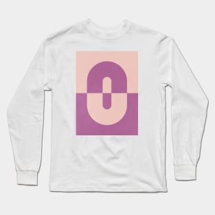 Simple Geometric Shapes - Mid Century 2 Long Sleeve T-Shirt